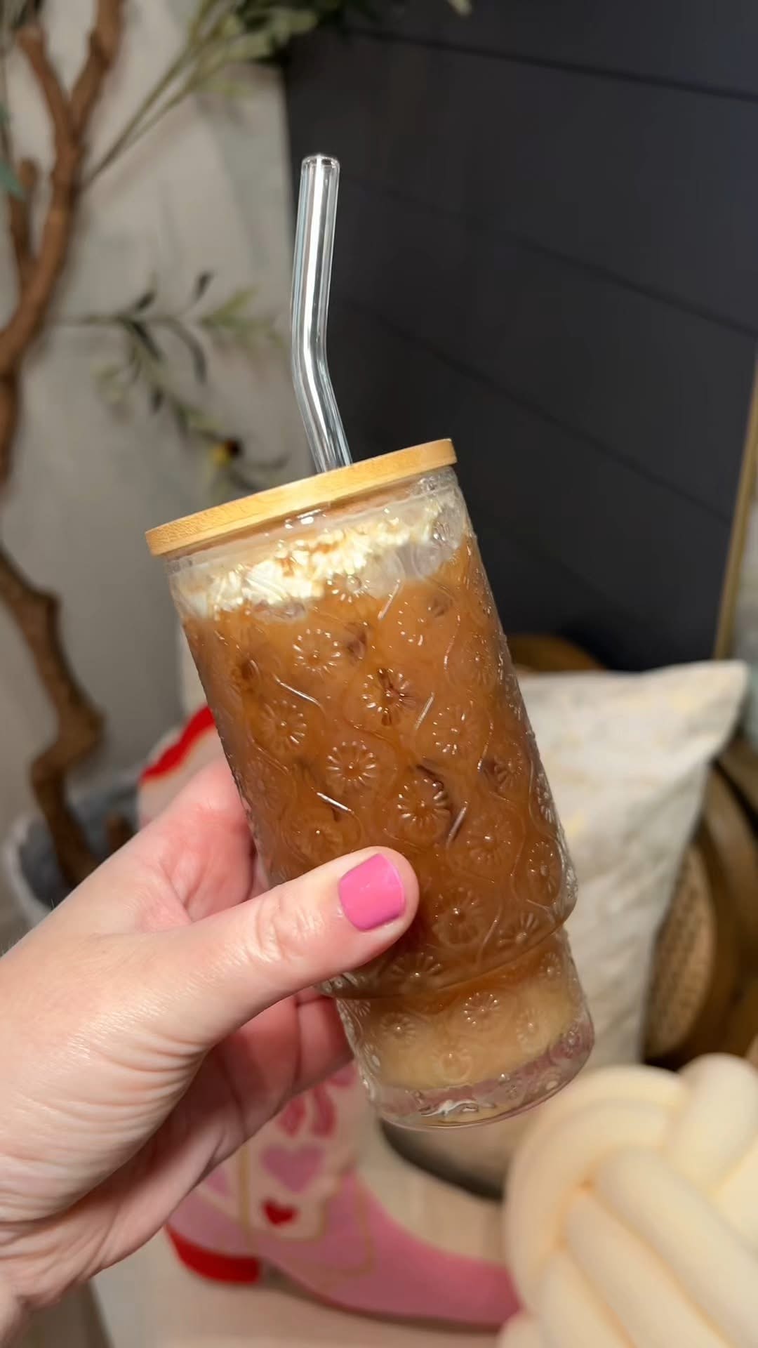 Cups with Bamboo Lids and Straws Everyday Essentials